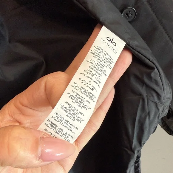 ALO Socialite Shacket in Black Lightweight Jacket NWT XS - Picture 12 of 16